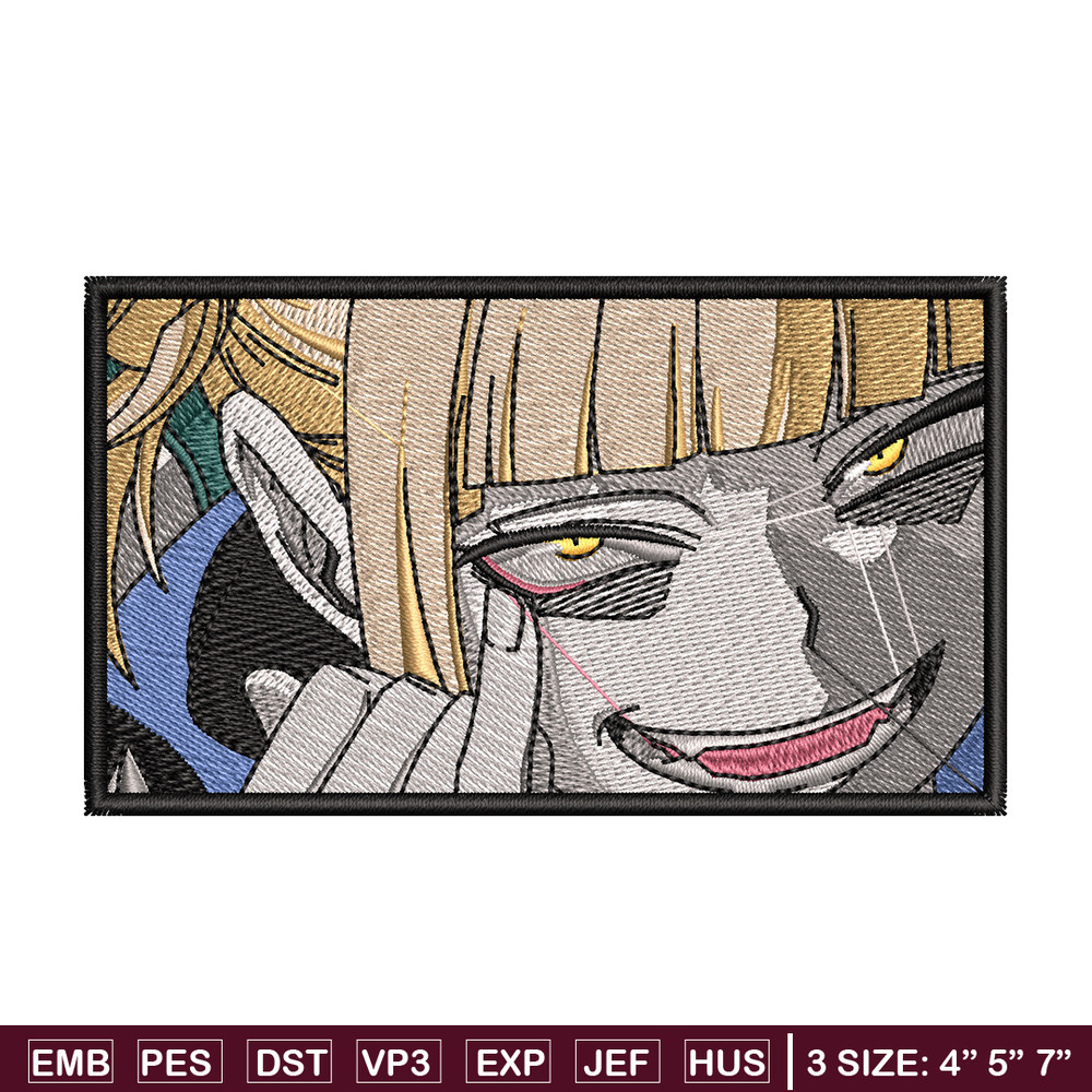 Himiko toga box embroidery design, Mha embroidery, Anime design, Embroidery shirt, Embroidery file, Digital download.jpg
