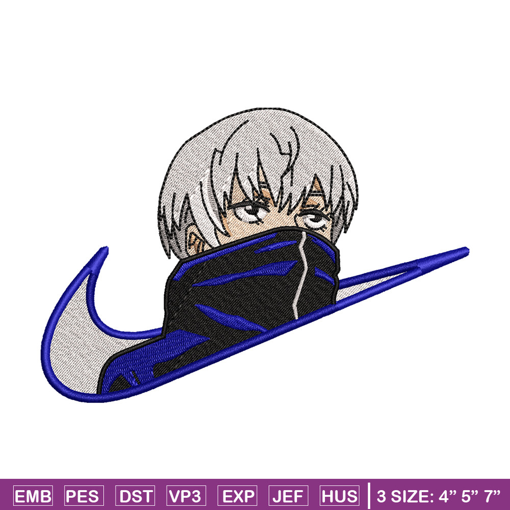 Inumaki Nike embroidery design, Jujutsu kaisen embroidery, nike design, embroidery file, anime shirt, Digital download.jpg