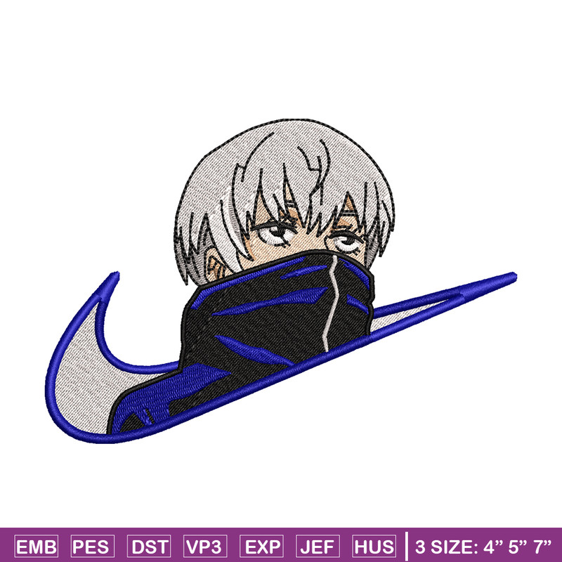 Inumaki Nike embroidery design, Jujutsu kaisen embroidery, nike design, embroidery file, anime shirt, Digital download.jpg