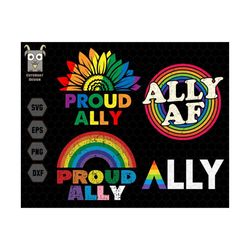 proud ally svg bundle, ally svg svg, pride rainbow svg, say gay svg, equal rights svg, gay pride svg, trans rights, prid