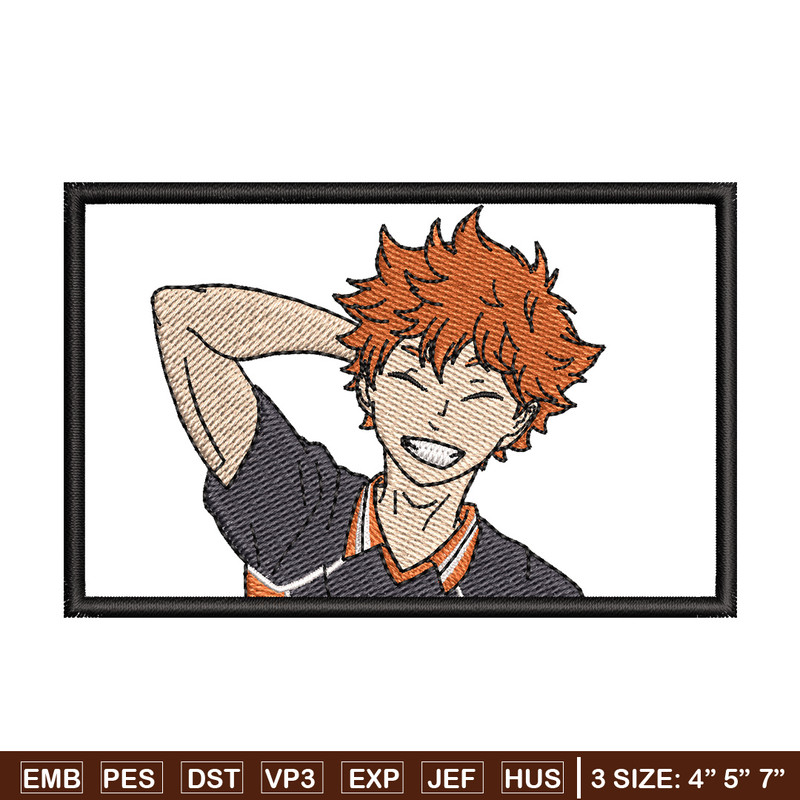 Hinata box embroidery design, Haikyuu embroidery, Embroidery shirt, Embroidery file, Anime design, Digital download.jpg