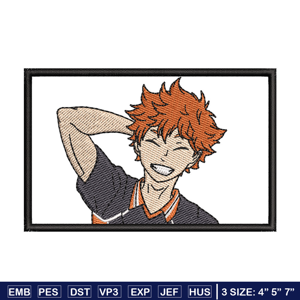 Hinata box embroidery design, Haikyuu embroidery, Embroidery shirt, Embroidery file, Anime design, Digital download.jpg