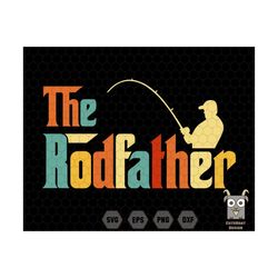 the rodfather svg, dad svg, rod father svg, fishing dad svg, fish svg, best dad svg, fisherman svg, fathers day svg, fis
