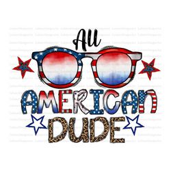 all american dude png, usa png, western, 4th of july, dude png, american flag, dude design png, glasses,digital download