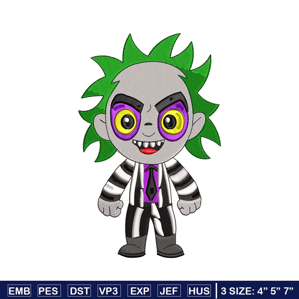 Horror chibi embroidery design, Horror embroidery, Embroidery file,Embroidery shirt, Emb design, Digital download.jpg