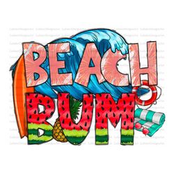 beach bum png file, i love summer png file, summer design, summer child, beach png, sunset png, summer, sublimation desi