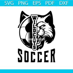 wildcats soccer design png, eps, ai, dxf, png, pdf, jpg and svg files for cricut,svg for shirts,sublimation png,mom svg