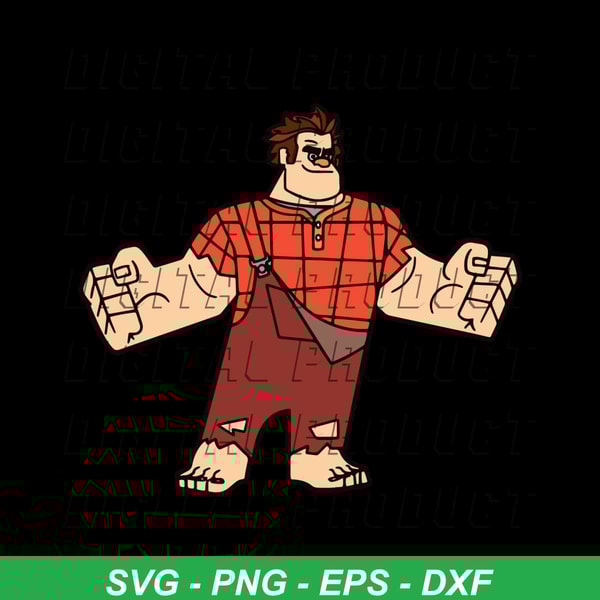 Ralph Vector SVG, WreckIt Ralph SVG, Disneyland Ears clipart | Inspire ...