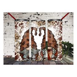 coffee gnome tumbler png, coffee tumbler, 20oz skinny tumbler sublimation designs, coffee, glitter, tumbler png, tumbler
