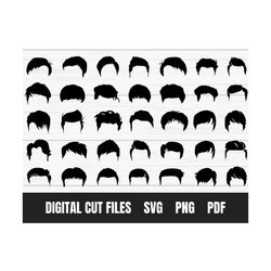 hair cut svg, hairstyle svg, mens hairstyle, hair shape svg, male hairstyle svg, gentleman hair svg, cool hair svg, hair