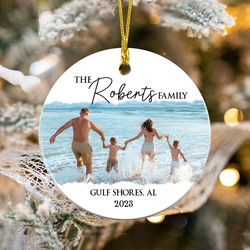 Custom Family Ornament, Family Christmas Ornament, Family Photo Ornament