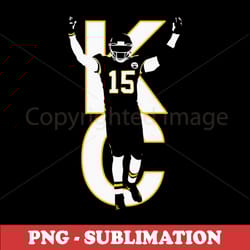 patrick mahomes kc chiefs design - high-quality png digital download for sublimation
