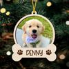 Dog Bone Ornament, Custom Dog Photo Ornament, Custom Pet Photo Ornament, Dog Memorial Ornament, Custom Picture Ornament, Pet Portrait Gifts - 5.jpg