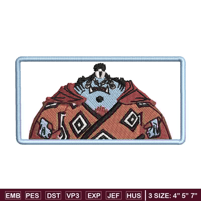 Jinbei box embroidery design, One piece embroidery, Anime design, Embroidery shirt, Embroidery file, Digital download.jpg