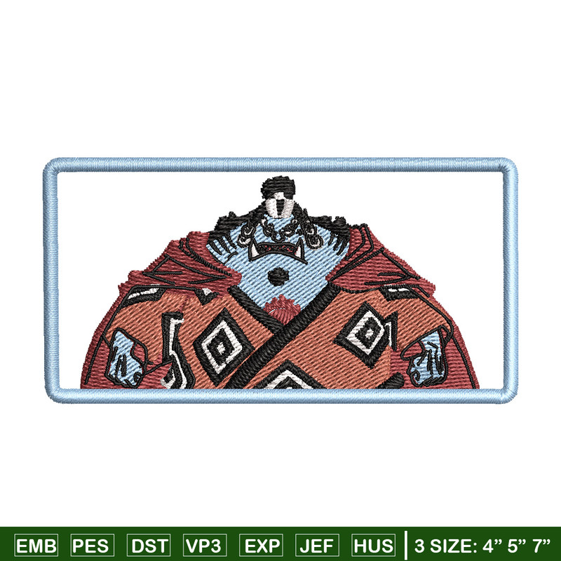 Jinbei box embroidery design, One piece embroidery, Anime design, Embroidery shirt, Embroidery file, Digital download.jpg