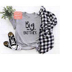 big brother  shirt, promoted to big brother t-shirt, big brother tee, gift for big brother, brother gift, brother t shir