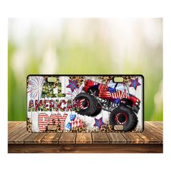 all american boy license plate png,monster truck american flag license plate png, america license plate png,camo america