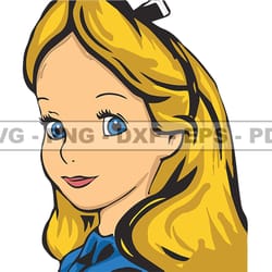 alice in wonderland svg, alice svg, cartoon customs svg, eps, png, dxf 51