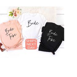 bachelorette party, bride shirts, team bride t-shirt, hen do party, bridal party, bride shirt, bride squad shirt, weddin