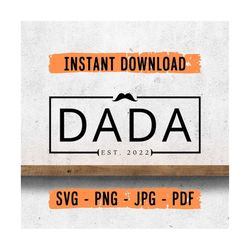 dada recktangle svg, dada svg, daddy png, dada svg, dada png, daddy design, fathers day svg, daddy instant download file