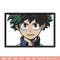 Izuku Midoriya embroidery design, My hero academia embroidery, anime design, embroidery file, Digital download.jpg