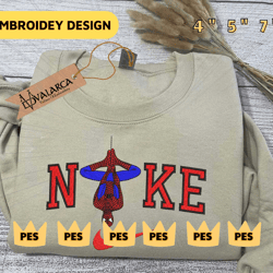 nike spiderman embroidered sweatshirt - embroidered sweatshirt/ hoodies, embroidery files, embroidery design
