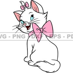 disney cat marie svg, kitten cat marie png, cartoon customs svg, eps, png, dxf 159
