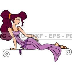 megara  disney svg, cartoon customs svg, eps, png, dxf 220