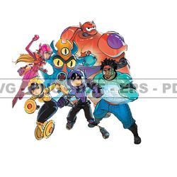 big hero 6 png, disney big hero svg, cartoon customs svg, eps, png, dxf 266