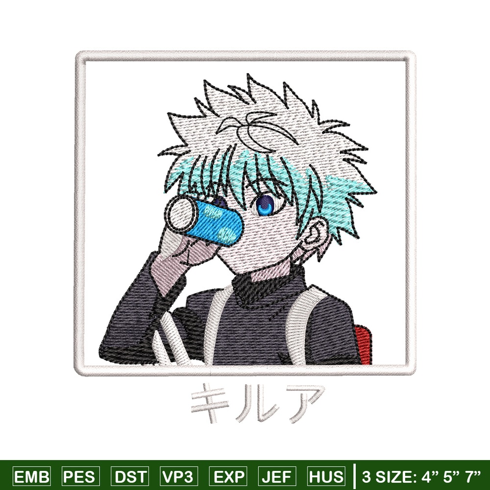 Killua box embroidery design, Hxh embroidery, Embroidery file, Embroidery shirt, Emb design, Digital download.jpg