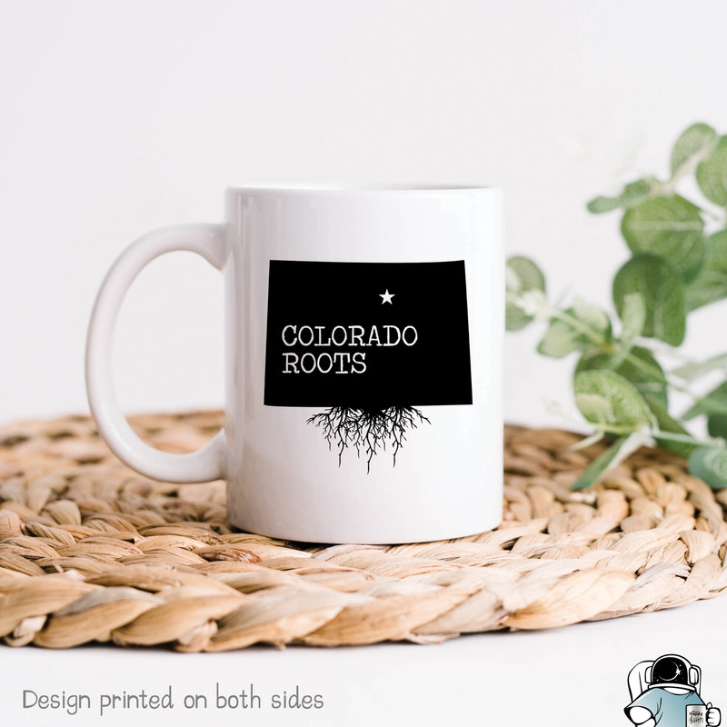 Colorado Roots Coffee Mug • State Map CO Gift - 1.jpg