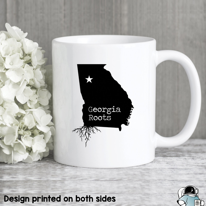 Georgia Roots Coffee Mug • State Map GA Gift - 1.jpg