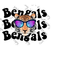 Retro Bengal PNG instant download Football