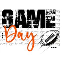 Game Day Football PNG instant download