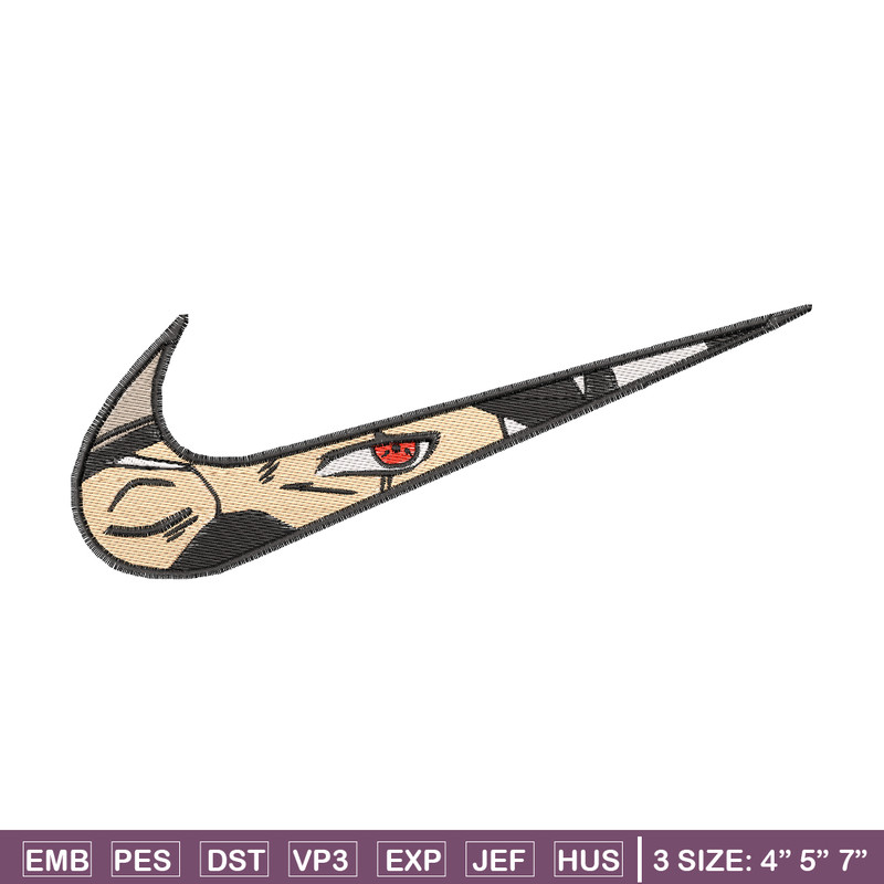 Kakashi Hatake eyes Nike embroidery design, Naruto embroidery, nike design, anime design, anime shirt, Digital download.jpg