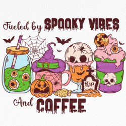 coffee halloween quote png sublimation
