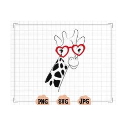 giraffe valentine's day, valentine's day svg, giraffe svg, women valentine gift, love png, cute valentines day svg, vale