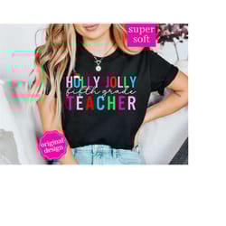 fifth grade teacher christmas shirt, xmas teacher shirt, 5th grade teacher shirt for christmas teacher sweatshirt, fifth