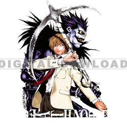 light yagami png, anime tshirt design bundle, manga design bundle, anime svg digital file 08