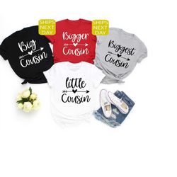 cousin crew shirt, big cousin shirt, biggest cousin shirt, little cousin shirt, family shirts