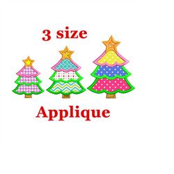 Christmas tree Applique Embroidery design. Christmas applique Embroidery. Christmas embroidery. Christmas design. Holida