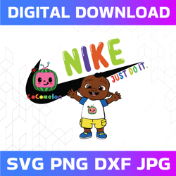cocomelon birthday nike png, watermelon birthday boy png ,watermelon nike png, cocomelon just do it png, diigtal downloa