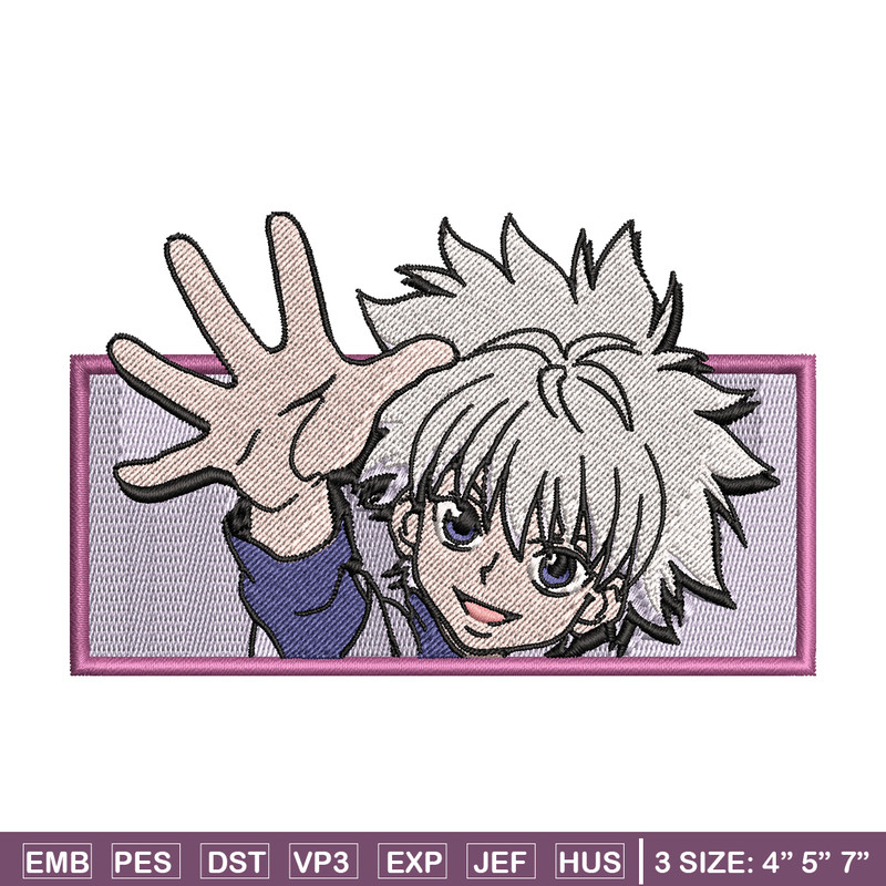Killua nike embroidery design, Hunter x hunter embroidery, nike design, Logo shirt, anime shirt, digital download.jpg