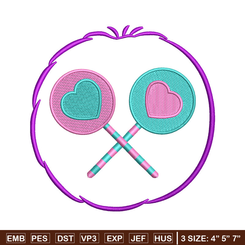 Lollipop circle embroidery design, Lollipop embroidery, Embroidery file, Embroidery shirt, Emb design, Digital download.jpg