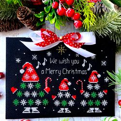 SINGING CHRISTMAS TREES cross stitch pattern PDF by CrossStitchingForFun Instant Download