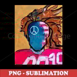 pat tillman - sublimation png digital download - show your patriotism with transparency