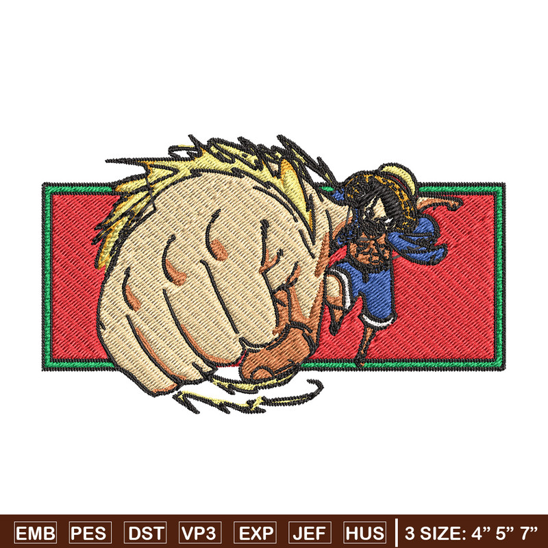 Luffy embroidery design, One piece embroidery, Anime design, Embroidery file, Embroidery shirt, Digital download (11).jpg