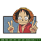 Luffy funny embroidery design, One piece embroidery, Anime design, Embroidery shirt, Embroidery file, Digital download.jpg