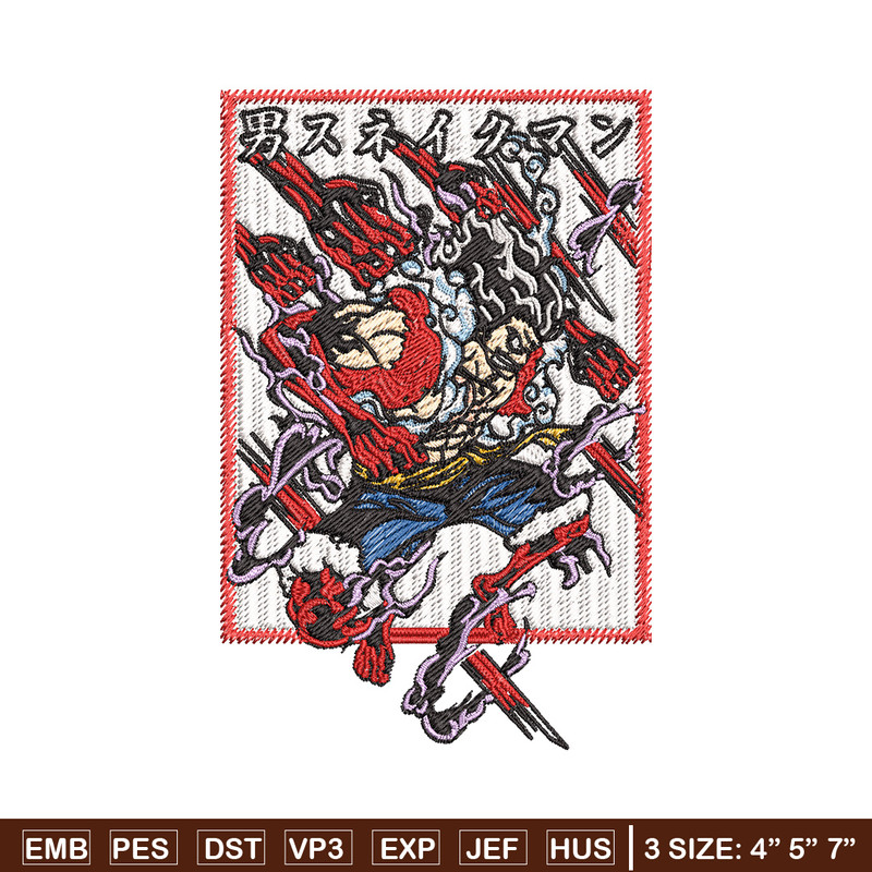 Luffy embroidery design, One piece embroidery, Anime design, Embroidery file, Embroidery shirt, Digital download (13).jpg