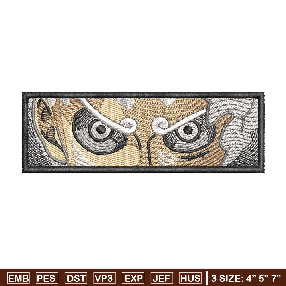 Luffy g5 eyes embroidery design, One piece embroidery, Anime design, Embroidery shirt, Embroidery file, Digital download.jpg